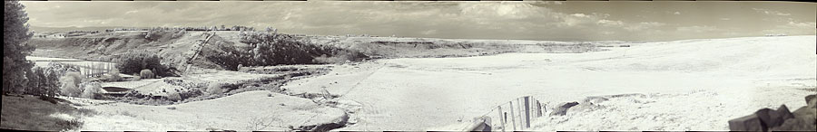 Infrared panorama on the Gigapan 35,885 x 5,827 or 209MP