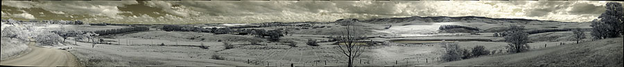 Infrared panorama photography 38,036 x 4,145 or 158MP