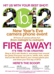 Studio b’s New Year’s Eve Camera Phone Event