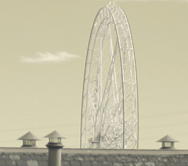 A 100% section of the full infrared panorama photograph A 100% section of the full infrared panorama photograph